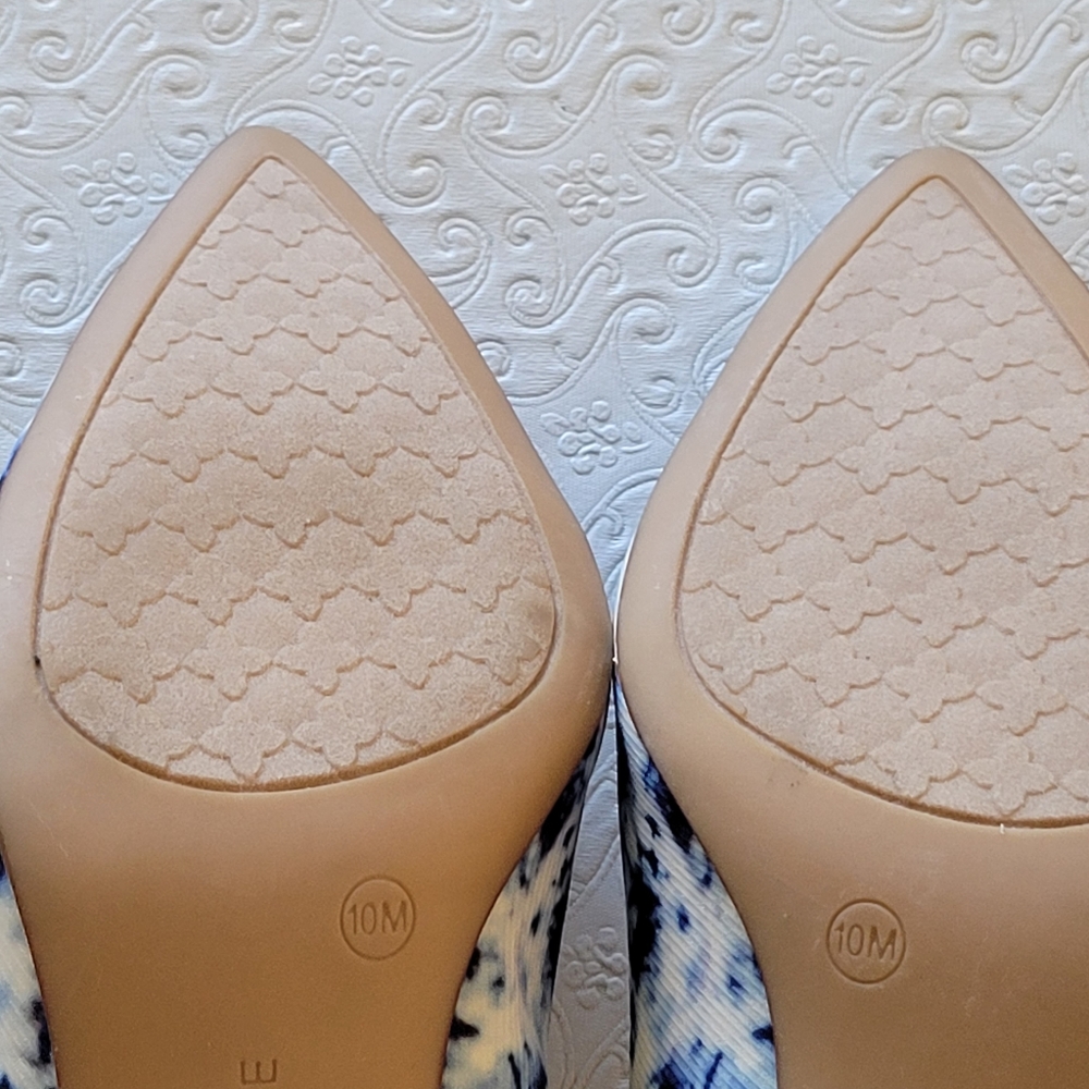 Kelly & Katie NEW Blue Tie Dye Pointed Toe Misha Classic Pumps Heels Size 10M - Picture 8 of 11